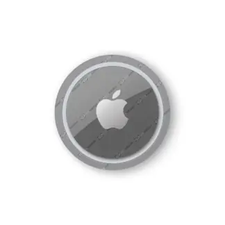 Apple AirTag Vinyl Skins Mockup PSD Template