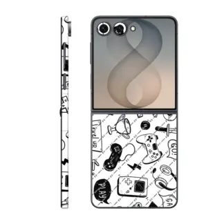Samsung Galaxy Z Flip 8 Skin Design Mockup PSD